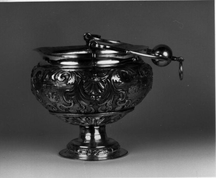 secchiello per l'acqua benedetta - bottega toscana (sec. XVIII)