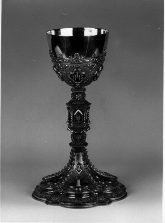 calice - bottega toscana (inizio sec. XX)