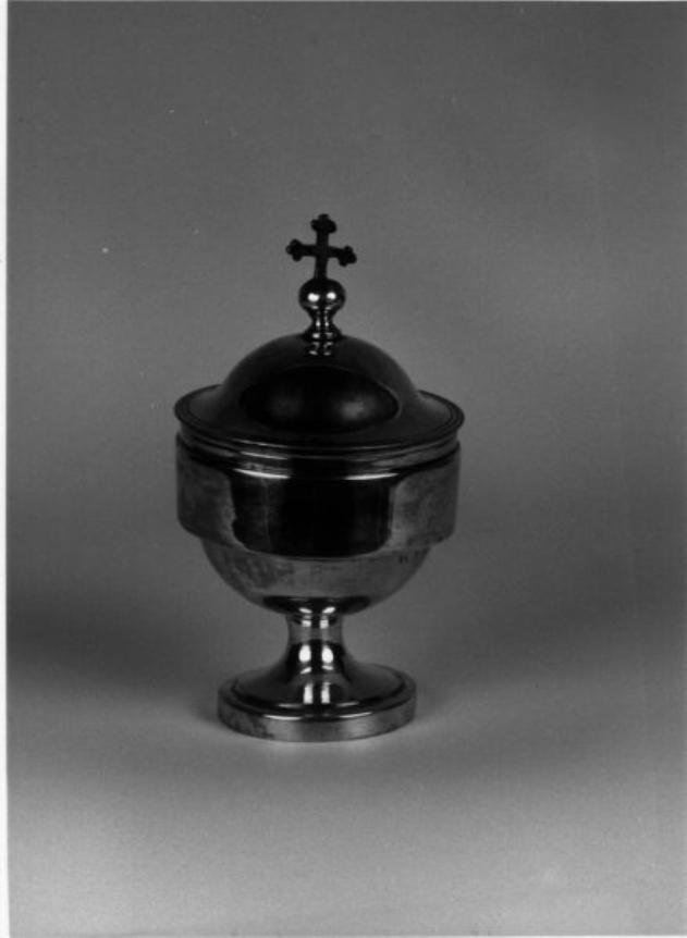 pisside crismatorio - bottega italiana (inizio sec. XX)