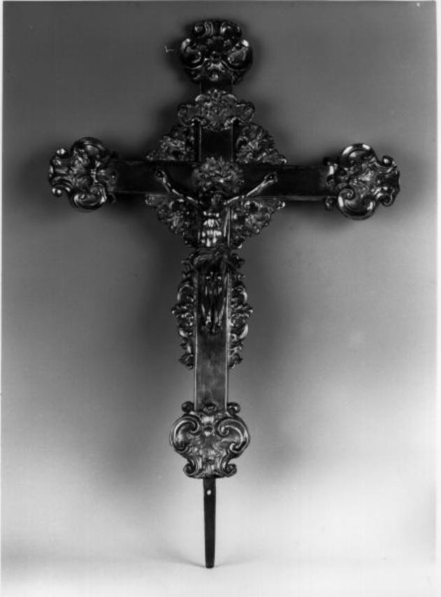 croce processionale - bottega toscana (sec. XVIII)