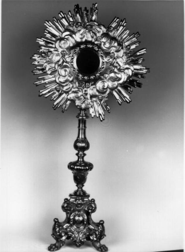 ostensorio - bottega italiana (fine sec. XVIII)