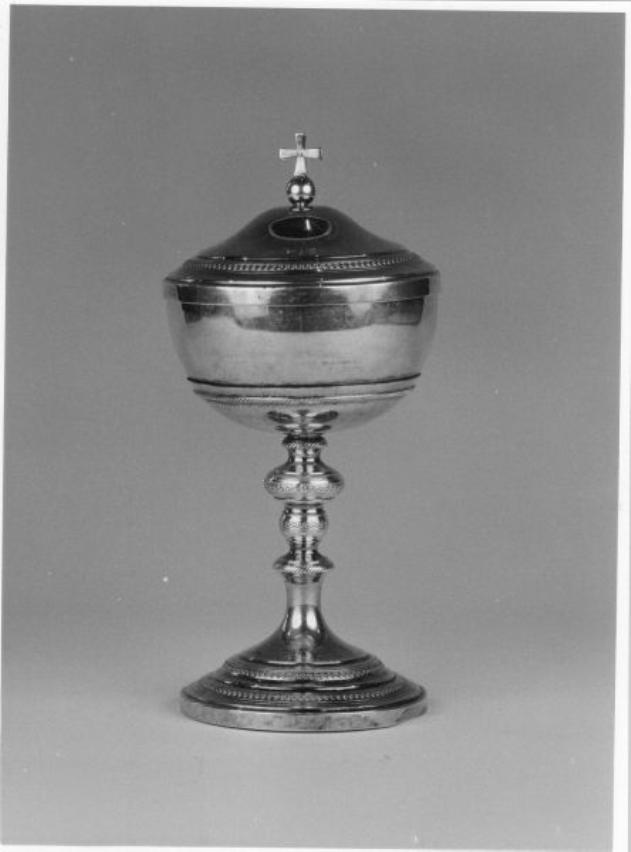 pisside - bottega toscana (prima metà sec. XX)