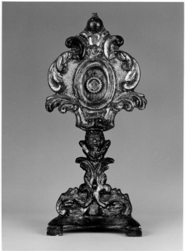 reliquiario - a ostensorio - bottega toscana (inizio sec. XVII)