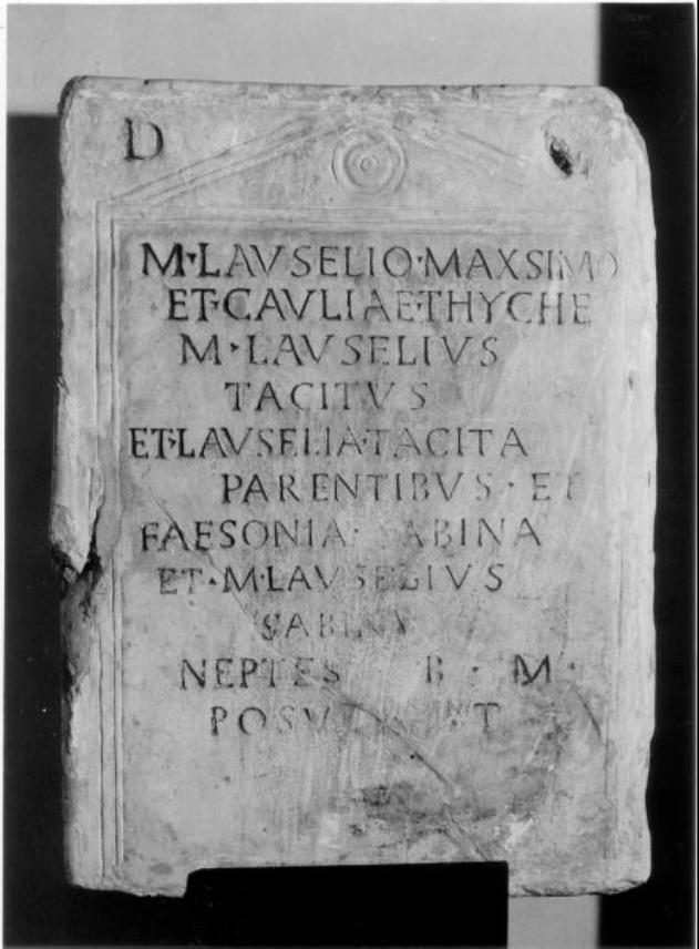 lastra - bottega toscana (sec. IV)