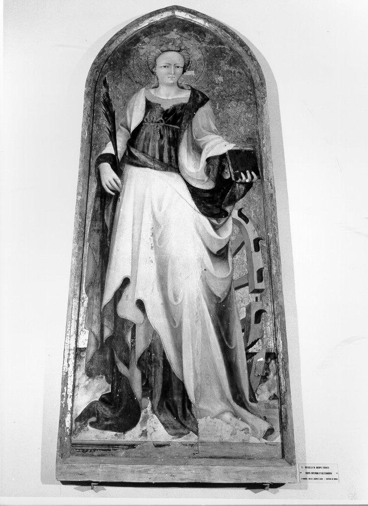 SANTA CATERINA D'ALESSANDRIA (dipinto) di Franchi Rossello di Jacopo (metà sec. XV)