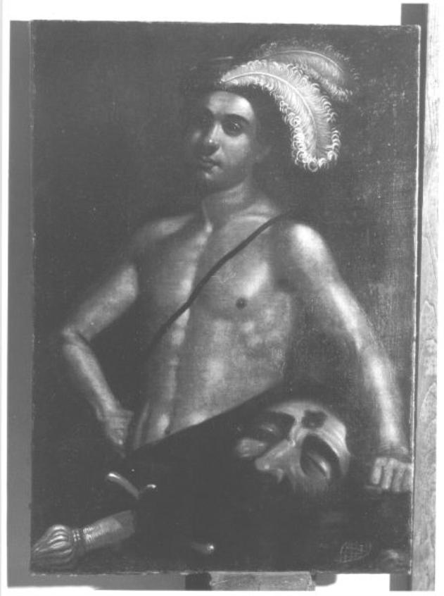 DAVID CON LA TESTA DI GOLIA (dipinto) - ambito toscano (seconda metà sec. XVII)