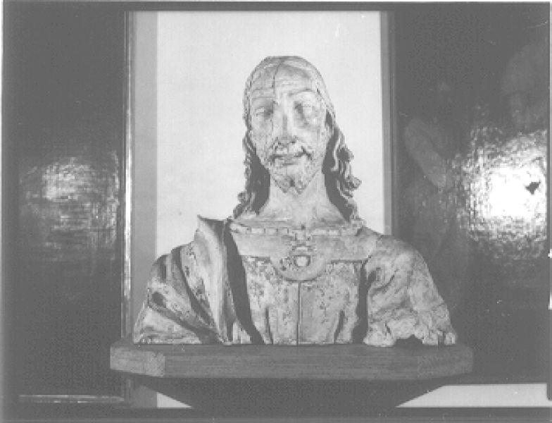 BUSTO DI CRISTO REDENTORE (scultura) di Andrea di Francesco di Cione detto Andrea Verrocchio (metà sec. XV)