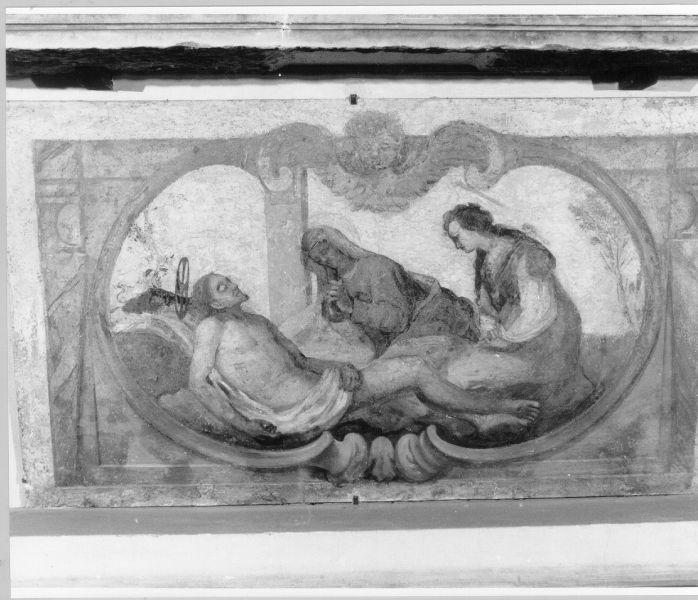 Cristo deposto dalla croce (dipinto) di Cardi Ludovico detto Cigoli (maniera) (inizio sec. XVII)