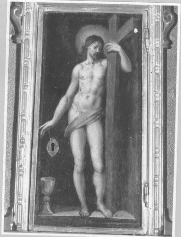 ECCE HOMO (sportello di tabernacolo) di Cardi Ludovico detto Cigoli (maniera) (inizio sec. XVII)