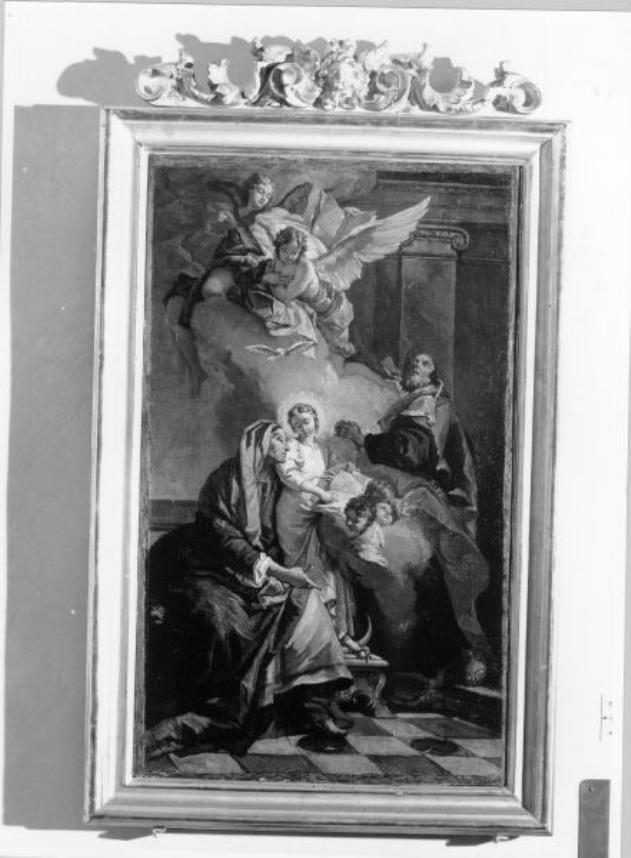 EDUCAZIONE DI MARIA VERGINE (dipinto) di Tiepolo Giovanni Battista (attribuito) (prima metà sec. XVIII)