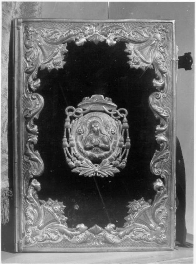 coperta di libro - bottega toscana (prima metà sec. XVII)