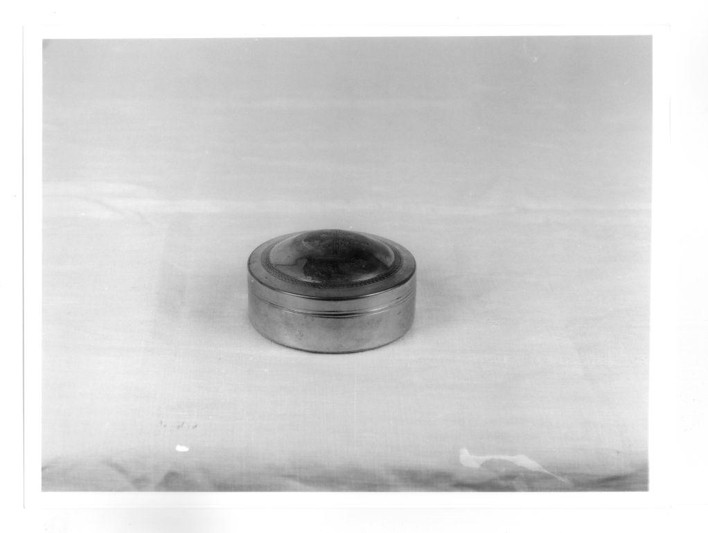 pisside crismatorio - bottega italiana (fine sec. XIX)