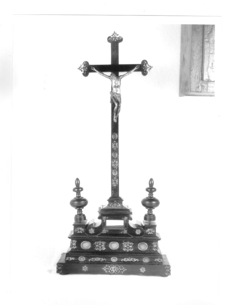 reliquiario - a croce - bottega italiana (seconda metà sec. XVIII)