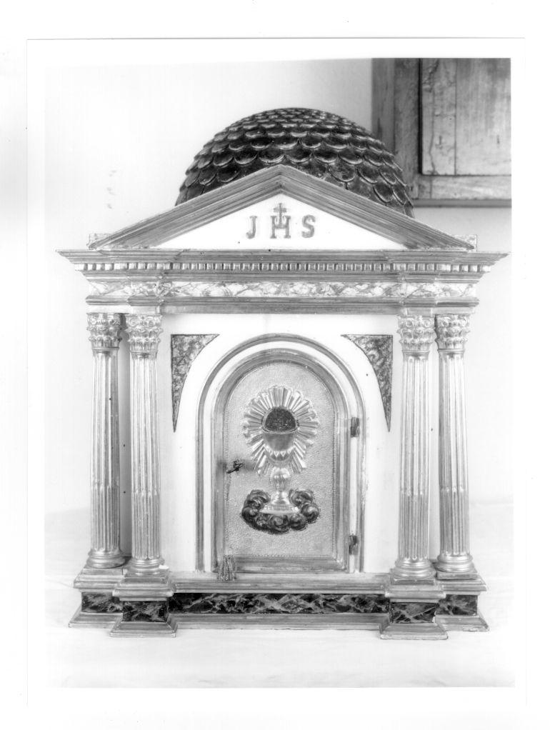 tabernacolo - a tempietto - bottega italiana (fine sec. XVII)