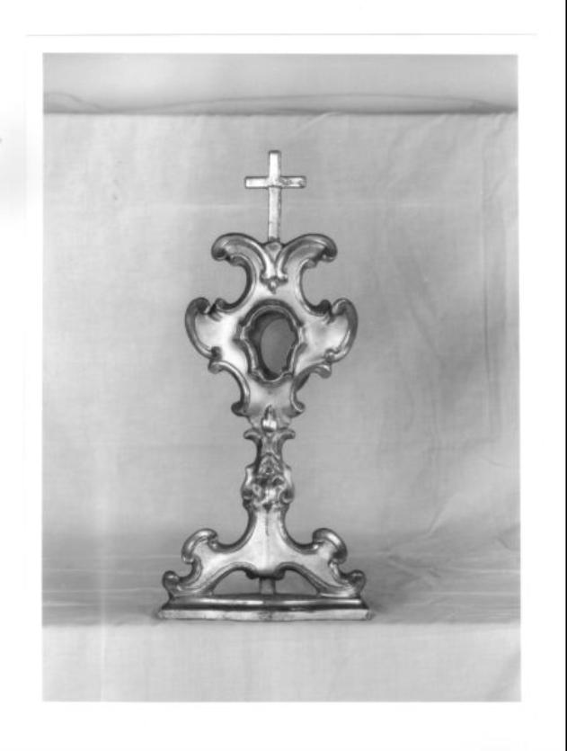 reliquiario - a ostensorio - bottega italiana (metà sec. XVIII)