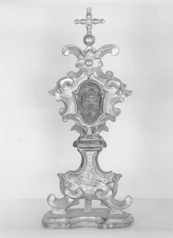 reliquiario - bottega italiana (inizio sec. XVIII)
