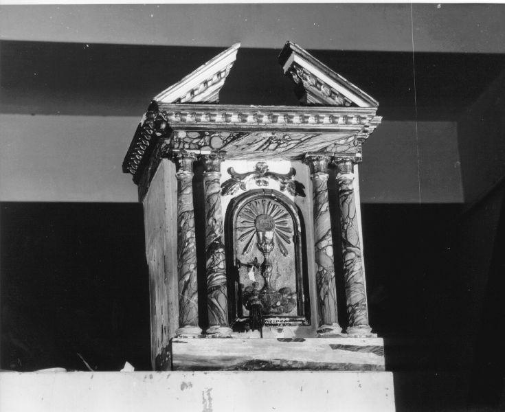 tabernacolo - bottega italiana (prima metà sec. XIX)