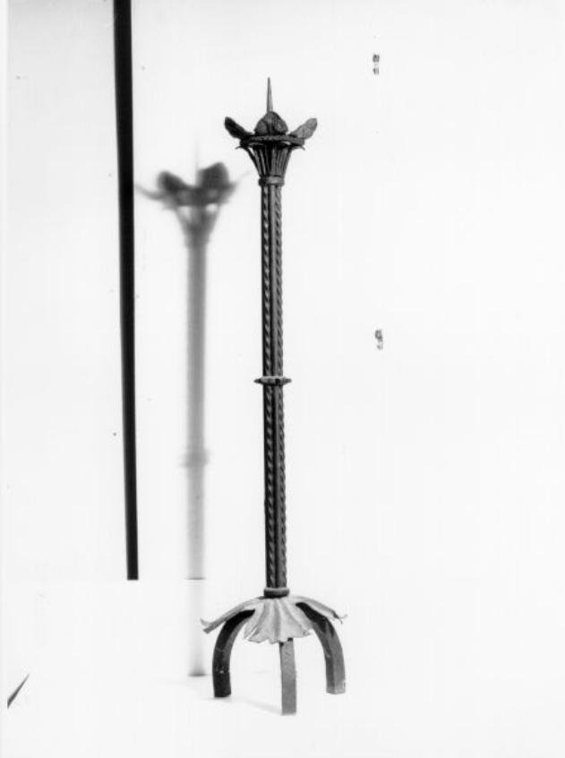 candeliere, serie - bottega toscana (seconda metà sec. XIX)