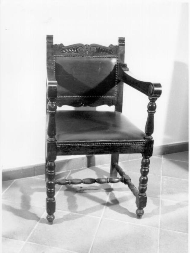 sedia - bottega italiana (sec. XX)