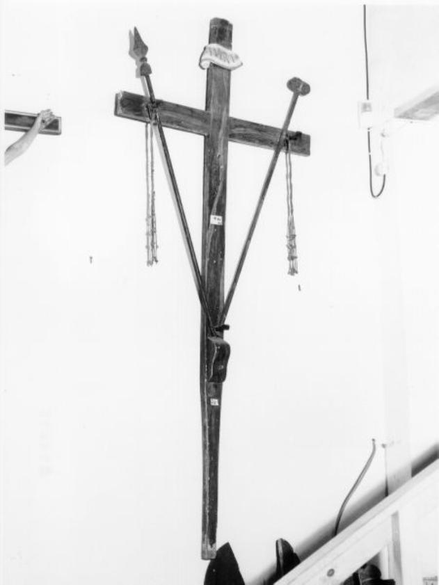 croce penitenziale - bottega toscana (sec. XVII)