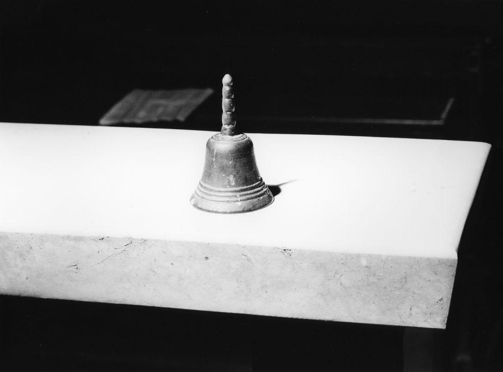 campanello d'altare, opera isolata - bottega toscana (sec. XVII)