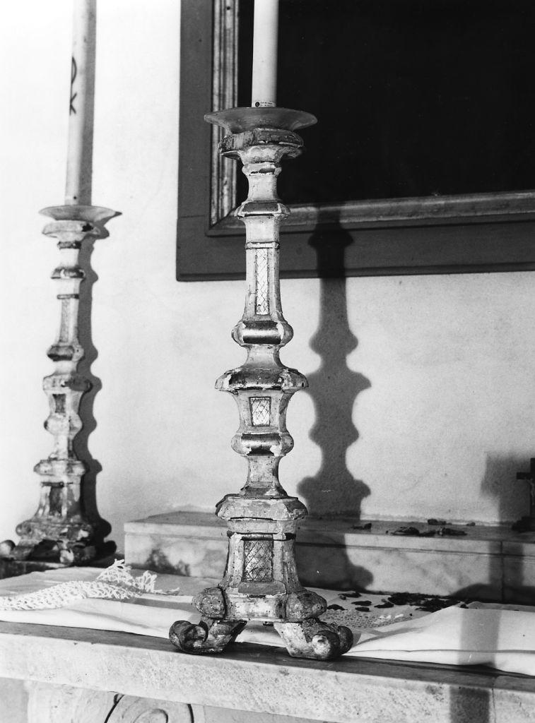 candeliere, serie - bottega toscana (sec. XVIII)