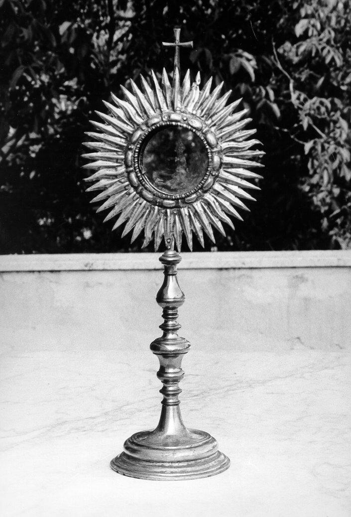 ostensorio - manifattura toscana (sec. XVIII)