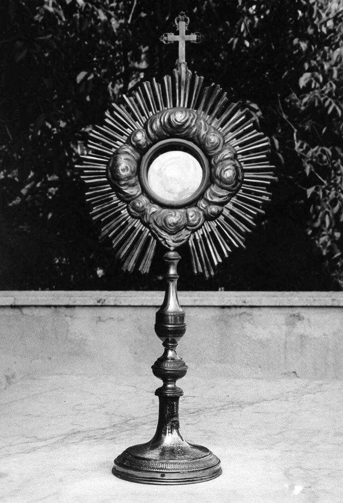 ostensorio - manifattura toscana (inizio sec. XIX)