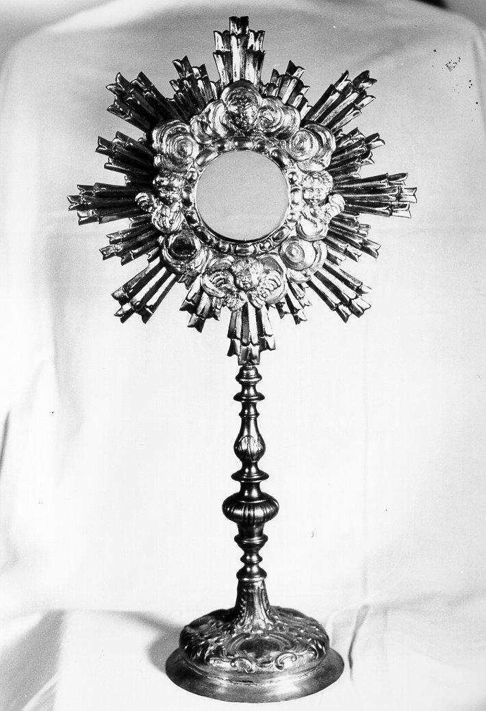 ostensorio - bottega italiana (sec. XVIII)