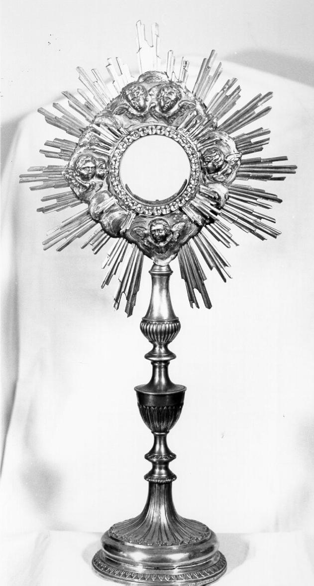 ostensorio - bottega italiana (sec. XIX)