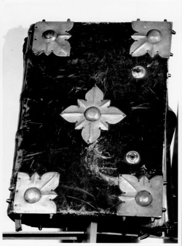 coperta di libro - bottega toscana (seconda metà sec. XVI)