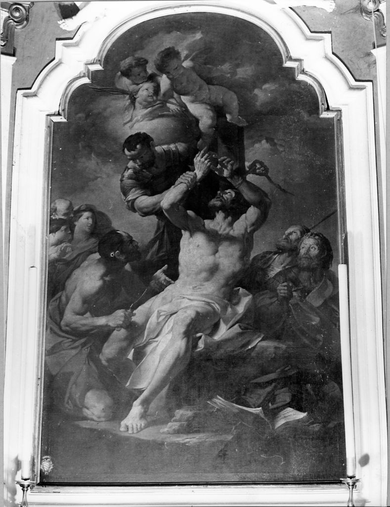 martirio di San Bartolomeo (dipinto) di Ferretti Domenico (sec. XVIII)