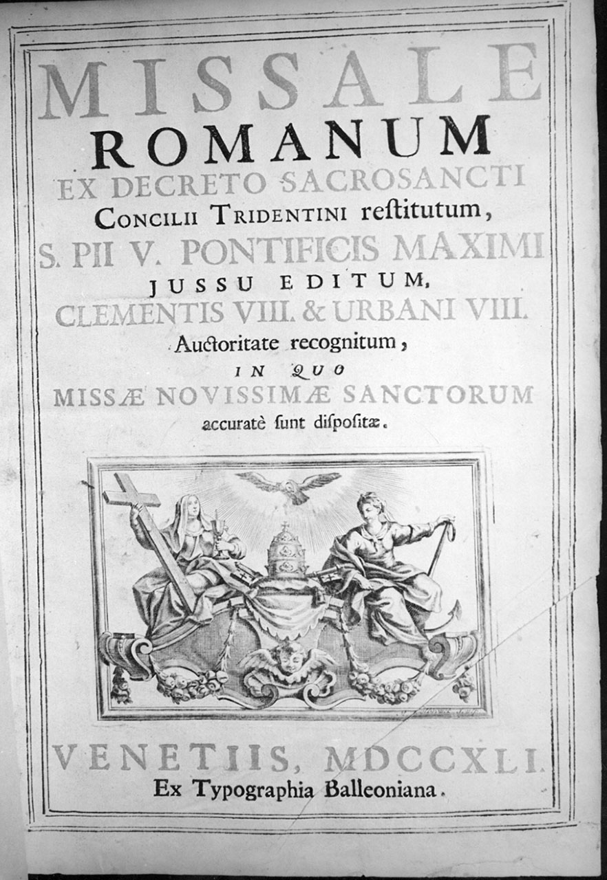coperta di libro liturgico di Piccini Isabella (sec. XVIII)