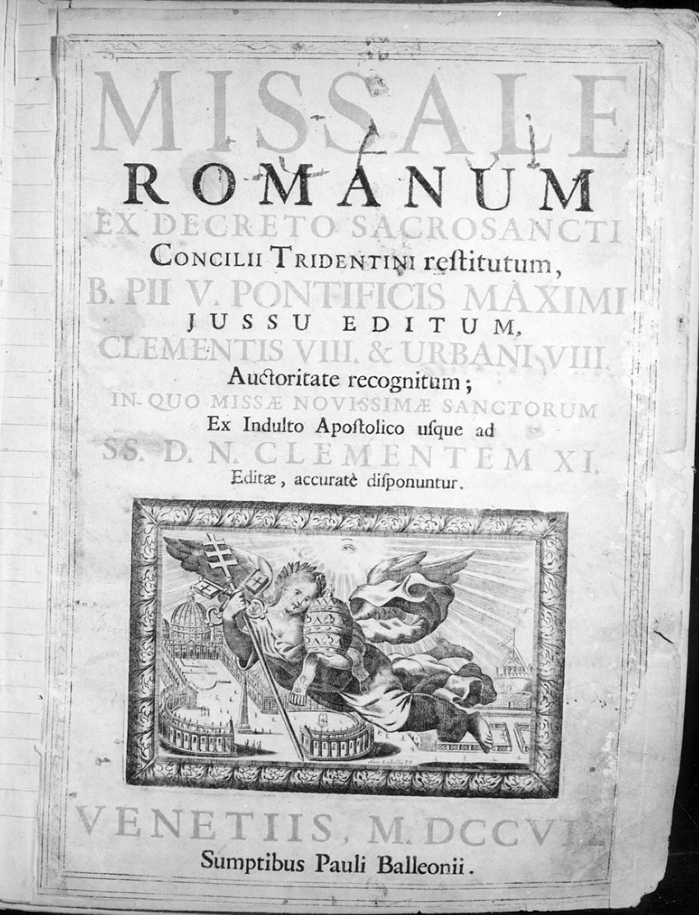 coperta di libro liturgico - bottega veneziana (sec. XVIII)