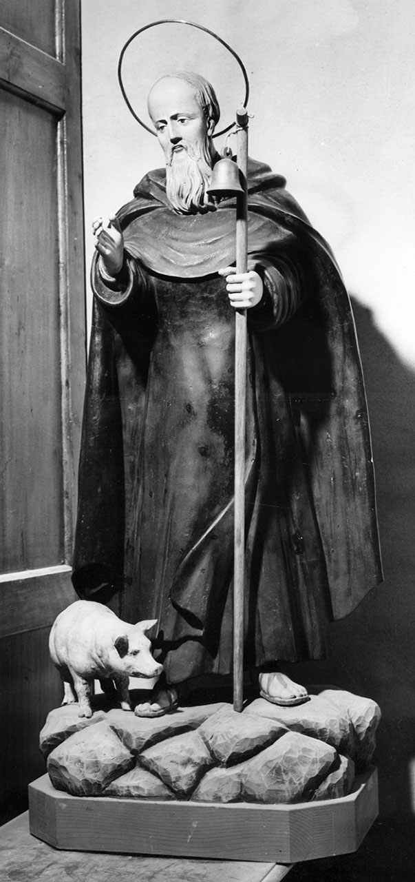 SANT'ANTONIO ABATE (statua) - bottega italiana (sec. XVIII)