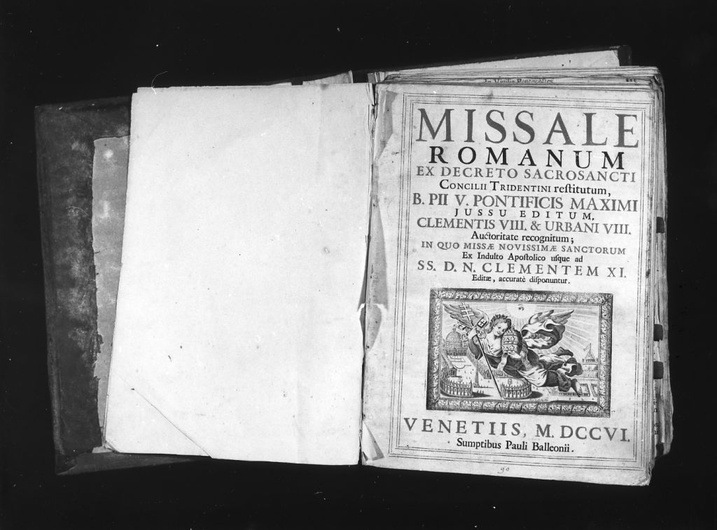 coperta di libro liturgico - bottega veneziana (sec. XVIII)