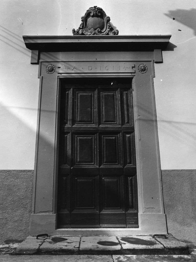 portale - bottega italiana (sec. XVII)