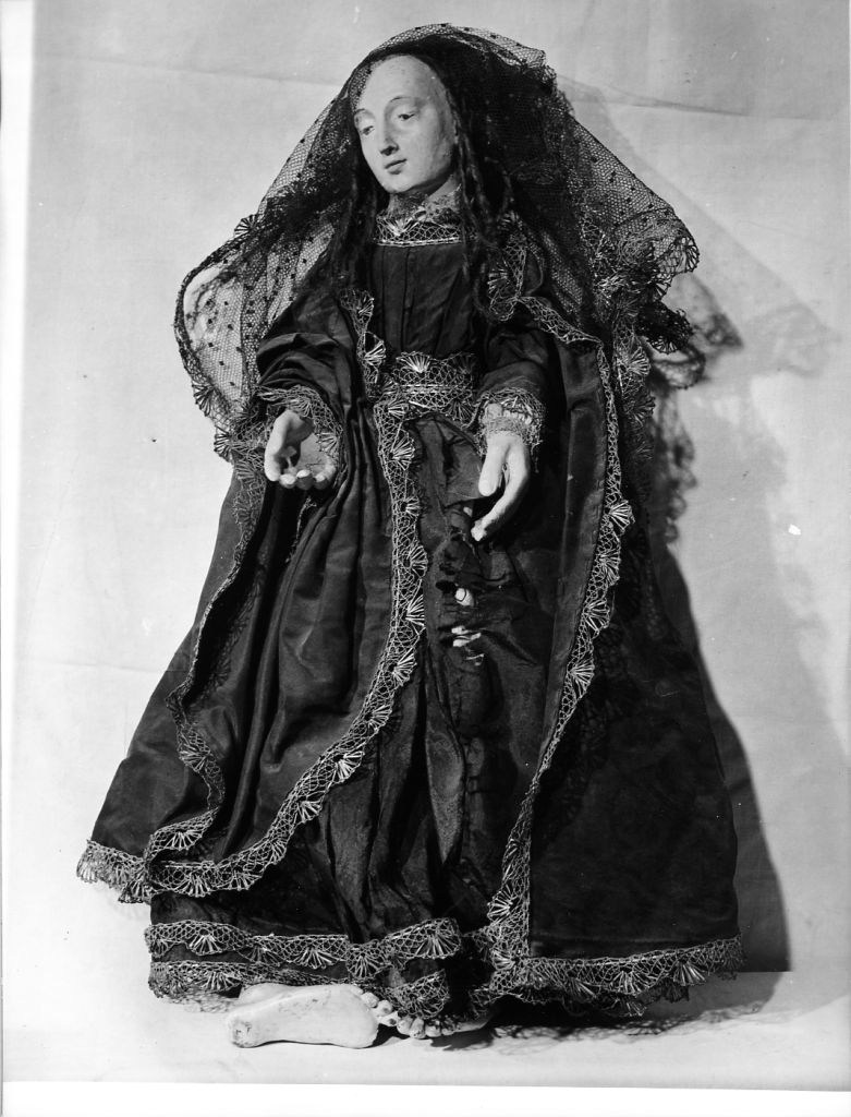 Madonna (statuetta devozionale) - bottega pisana (secc. XVIII/ XIX)