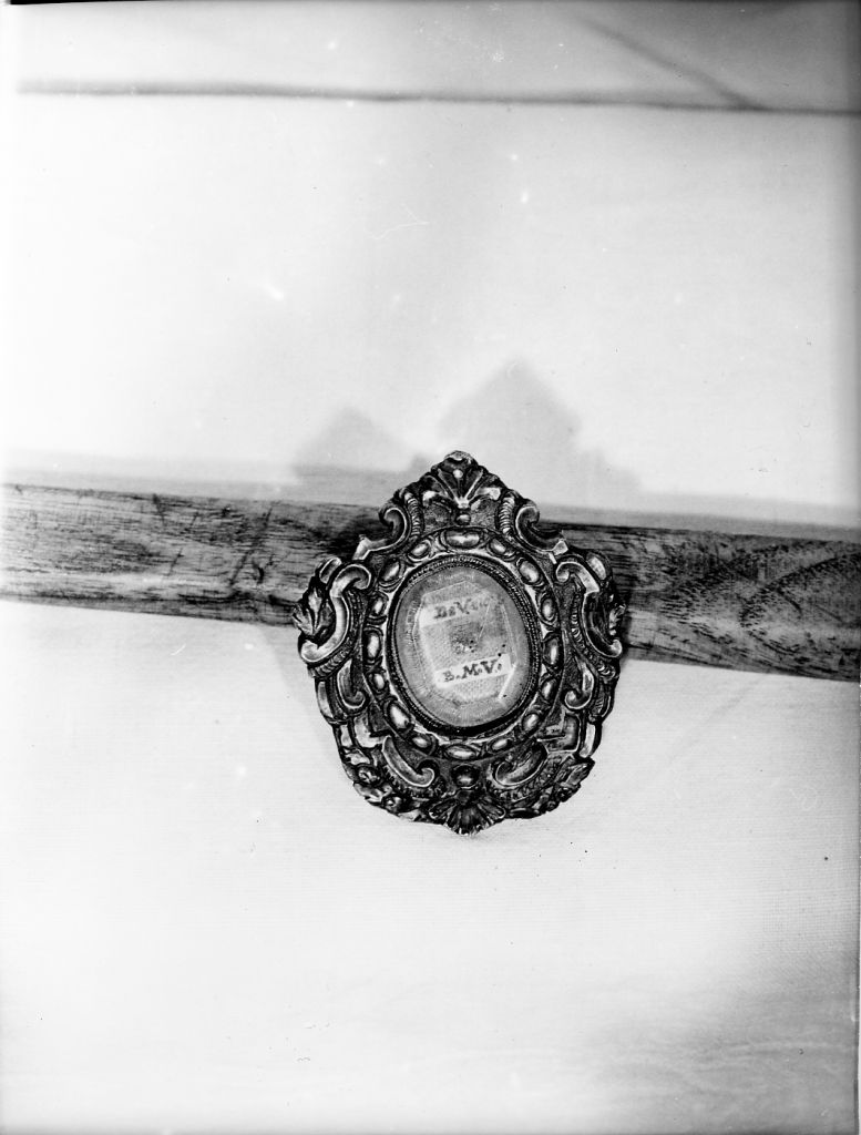 reliquiario a capsula - a medaglione - bottega toscana (sec. XVIII)