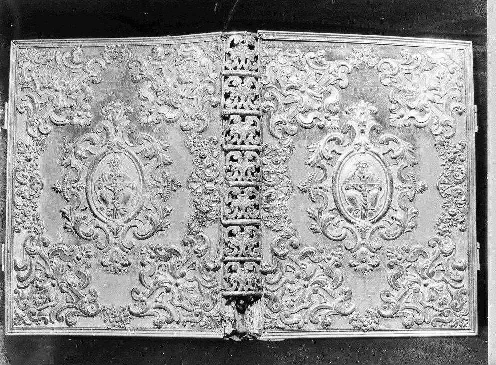 coperta di libro liturgico - bottega tedesca (sec. XVIII)