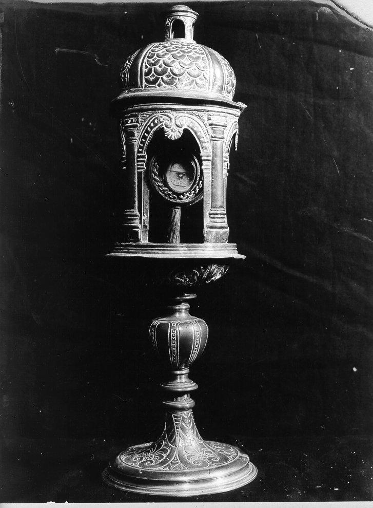 reliquiario architettonico - a tempietto - bottega italiana (sec. XVI)