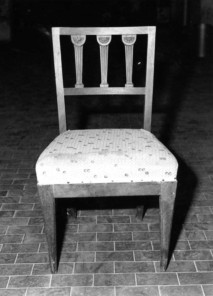 sedia - bottega toscana (ultimo quarto sec. XIX)