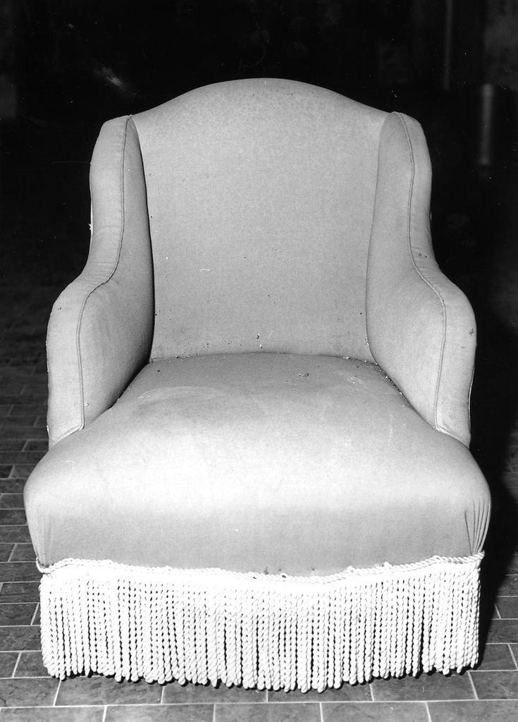 poltrona - bottega toscana (terzo quarto sec. XX)