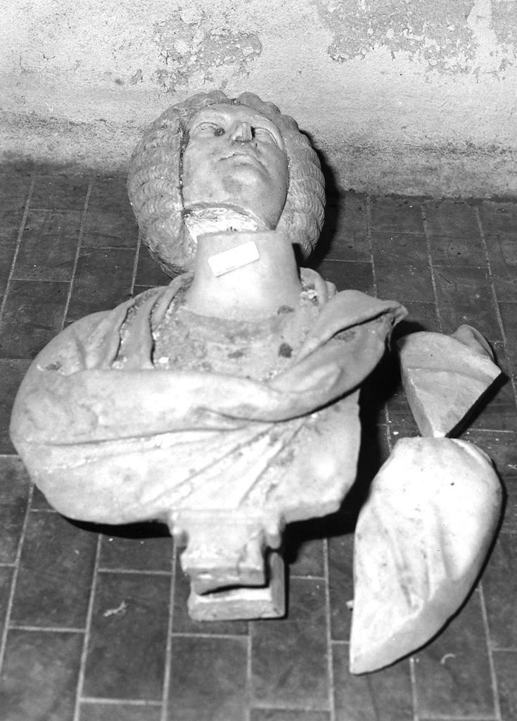 Busto maschile (scultura) - bottega italiana (seconda metà sec. XVIII)