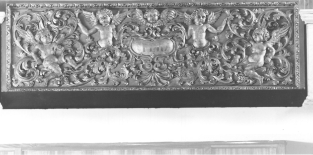 paliotto - a pannello piano - ambito italiano (seconda metà sec. XVII)