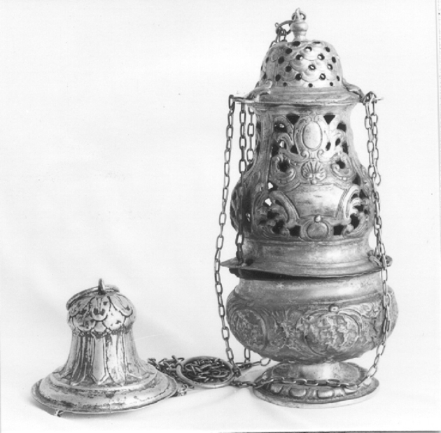 servizio per incensazione di Batoni Paolino (attribuito) (sec. XVIII)