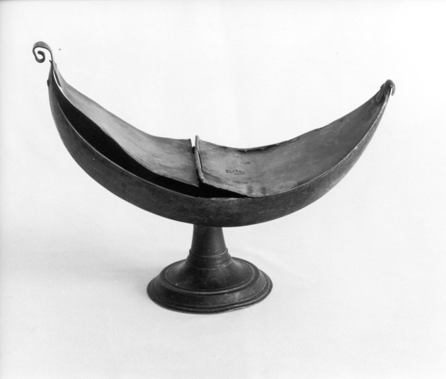 navicella portaincenso - bottega toscana (secc. XVII/ XVIII)