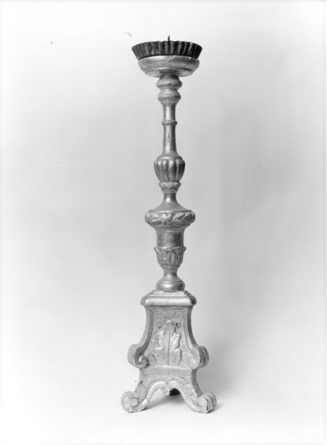 candeliere, serie - bottega italiana (seconda metà sec. XIX)