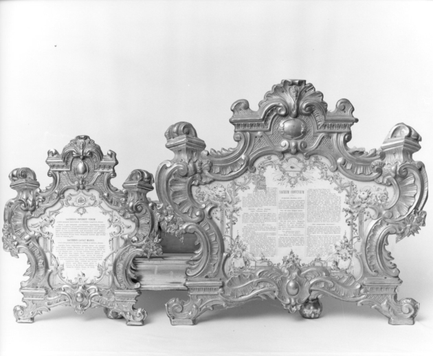 cartagloria, serie - ambito italiano (fine/inizio secc. XVIII/ XIX)