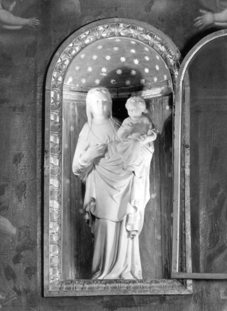 MADONNA CON BAMBINO (statua) - ambito toscano (secc. XVI/ XVII)